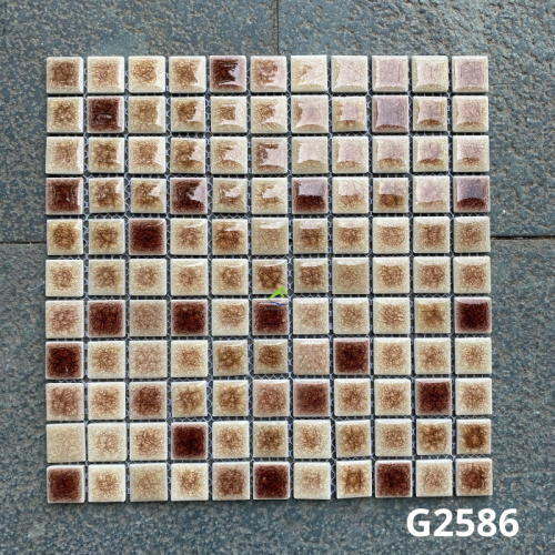 GẠCH MOSAIC GỐM SỨ VUÔNG G2586