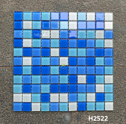 GẠCH MOSAIC THỦY TINH H2522