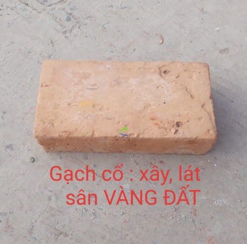 GẠCH CỔ XÂY LÁT VÀNG ĐẤT