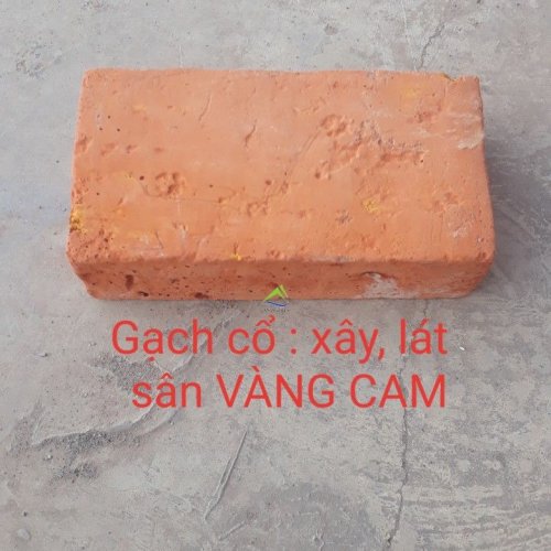 GẠCH CỔ XÂY LÁT VÀNG CAM