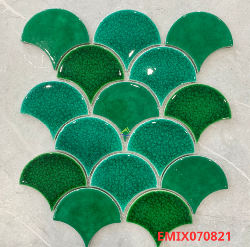 GẠCH MOSAIC VẢY CÁ EMIX070821