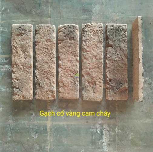 GẠCH CỔ VÀNG CAM CHÁY