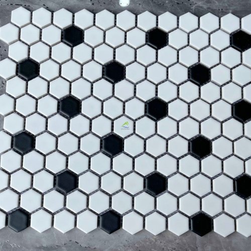 GẠCH MOSAIC GỐM SỨ LỤC GIÁC HX23A03