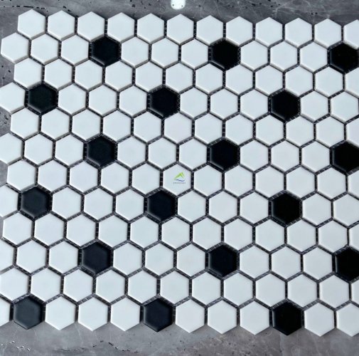 GẠCH MOSAIC GỐM SỨ LỤC GIÁC HX23A03