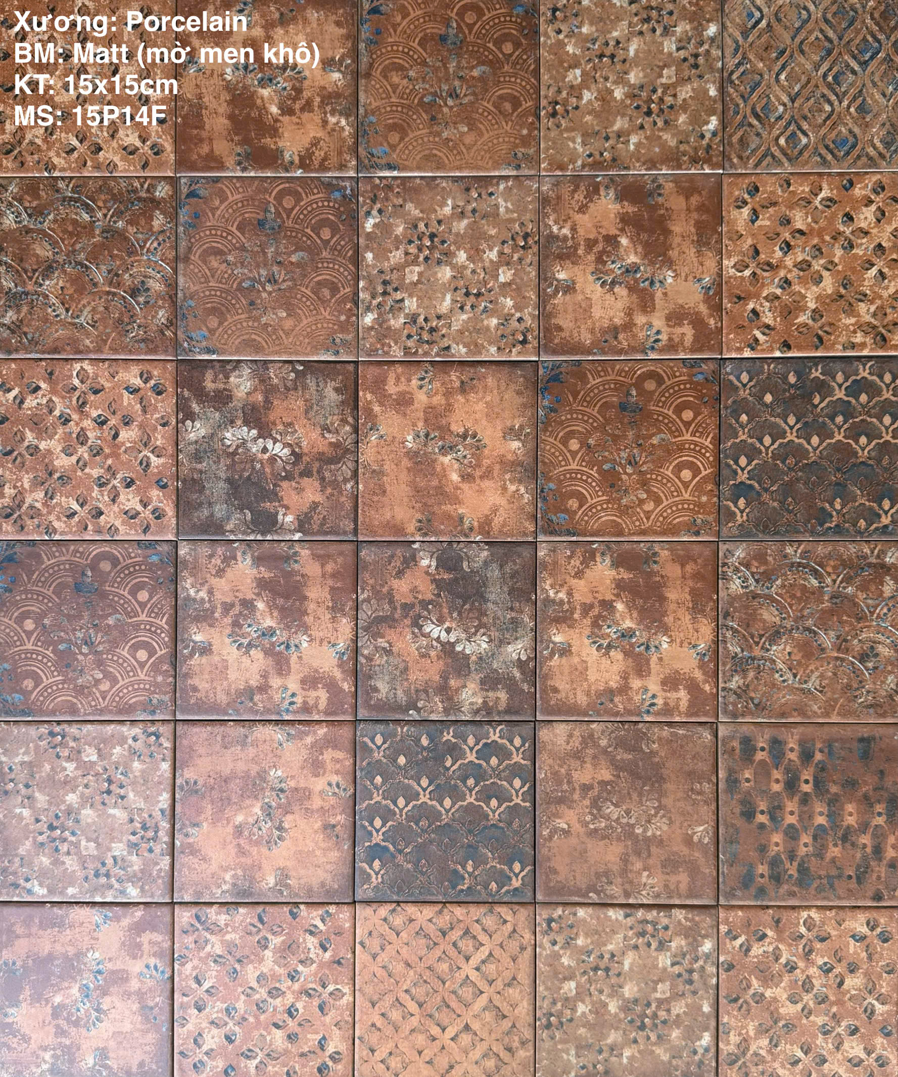 GẠCH THẺ PATINA 15P14F