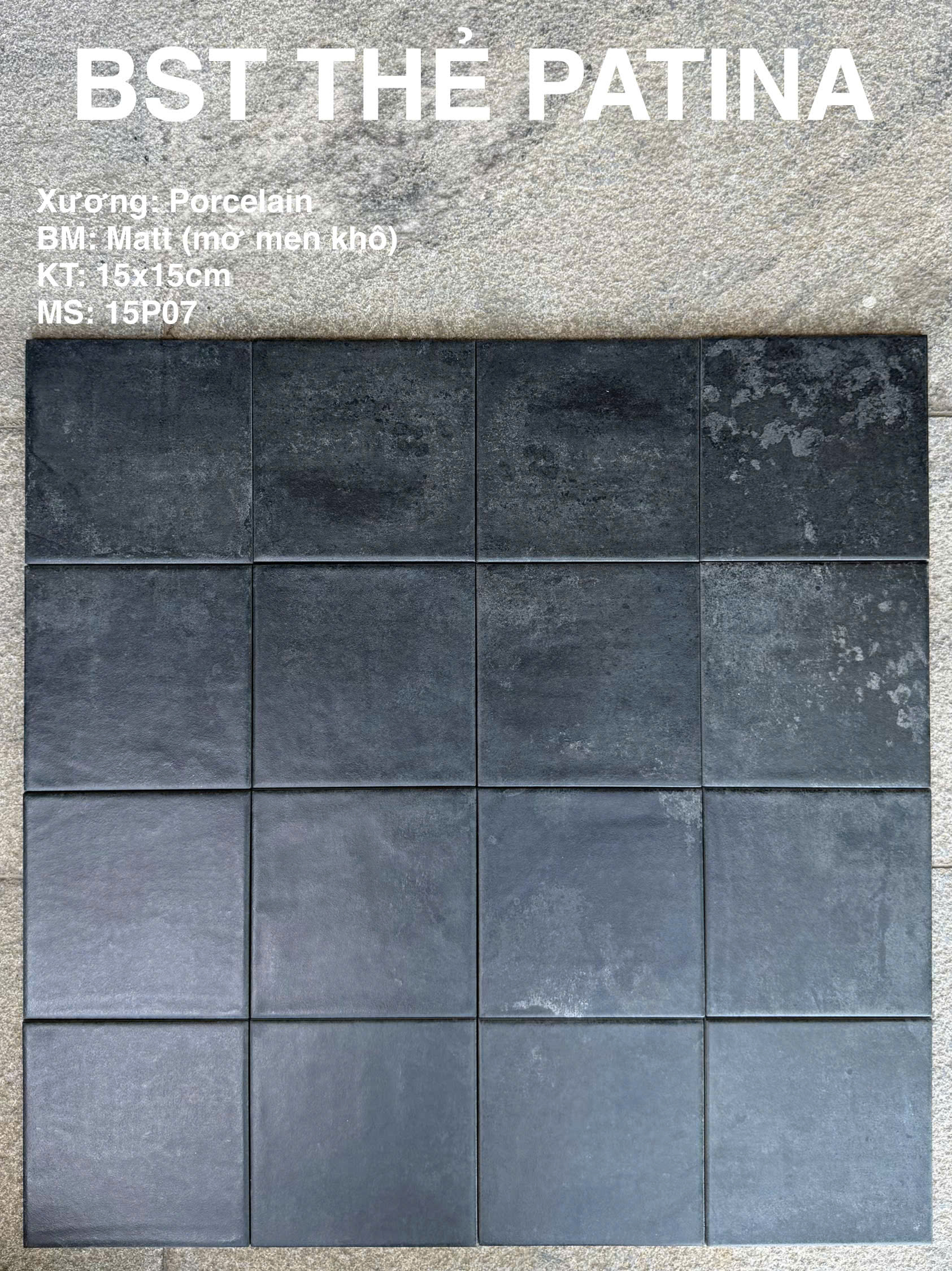 GẠCH THẺ PATINA 15P07